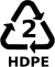 High Density Polyethylene - Resin Identification Code 2